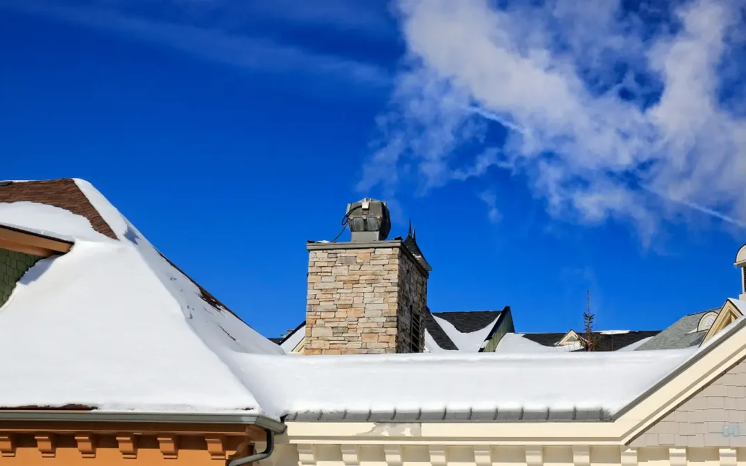 How do I maintain my chimney during winter?